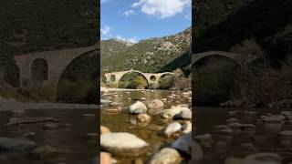 Stone Bridge of Kompsatos  The Bridge of Polyanthos Greece [upl. by Lello603]