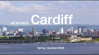 Streets of Cardiff  Summer 2023  45 Minutes Raw Footage all around Cardiff [upl. by Marsland941]