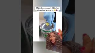 Drugs concealed inside MILO beverage at Nigerian Airport youtubemadeforyou shortsafrica shorts [upl. by Marlon991]