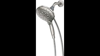 Review Moen 26112SRN Engage Magnetix SixFunction 55Inch Handheld Showerhead 2021 [upl. by Lothar]