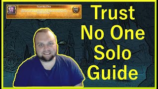 Trust No One Solo Achievement Guide  Glory of the Wartorn Hero [upl. by Senecal]