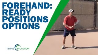 TENNIS FOREHAND TECHNIQUE  Forehand Technique Ready Position [upl. by Redienhcs]