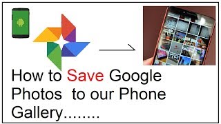 how to save google photos to gallery [upl. by Akirdnahs]