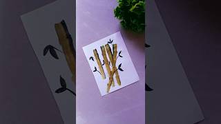 Bamboo painting easy painting  painting paintingeasy shorts youtubeshorts [upl. by Xineohp949]