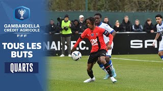 Tous les buts et temps forts des quarts de finale I Coupe GambardellaCrédit Agricole 20222023 [upl. by Arrac]