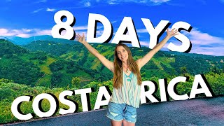 See Costa Rica in 2024  8 Day Road Trip [upl. by Amling]