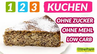 123 4 Kuchen ohne Zucker [upl. by Hung]