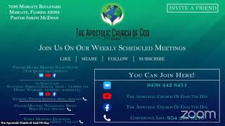 The Apostolic Church of God 7th Day  June 29 2024  Singspiration [upl. by Atsilac]