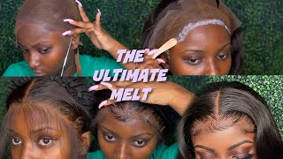 The ULTIMATE MELT From START TO FINISH  Frontal Wig Install For BEGINNERS  Step By Step [upl. by Ahsened]