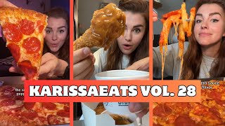 Only Eating Video Game Food for a Full Day  KarissaEats Compilation Vol 28 [upl. by Akihsal]