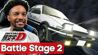 The Project D TAKEOVER  Initial D Battle Stage 2 Reaction [upl. by Nannerb]