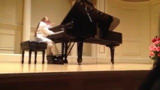 7 year old piano prodigy Elias performing The Cat And The Mouse  Scherzo Humoristique  by Copland [upl. by Smaj110]