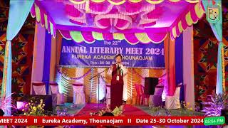 EUREKA ANNUAL LITERARY MEET 2024 Eureka Academy Official Live Stream [upl. by Afton]