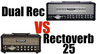 Mesa Dual Rectifier vs Rectoverb 25 [upl. by Aracaj907]