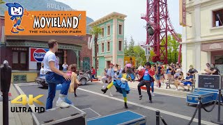 Movieland Park Italy Walking Tour Amusement Park destinations 4K UHD [upl. by Dazhehs]