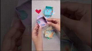 ORIGAMI BOX ✨ ORGANIZER ✨ creativeideas origamicraft short viral easydiy unik [upl. by Llednek]