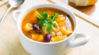 Delicious amp Healthy Minestrone Soup Recipe [upl. by Michaella]