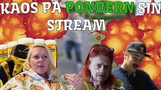 Kaos på streamen til Pondern  debatt [upl. by Enelyaj]