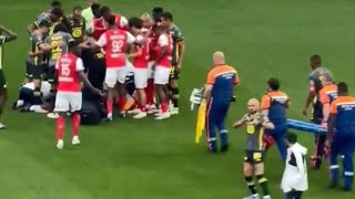 🙏 Pray for Angel Gomes Injury Rushed to Hospital Reims vs Lille 02 Goals Results And Highlights [upl. by Vasos]