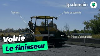 Le finisseur  rôle et usage sur chantier [upl. by Atalee]