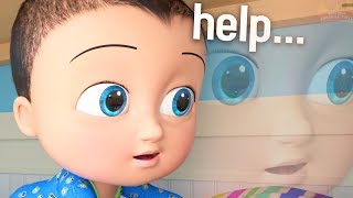 JOHNY JOHNY YES PAPA Strange Nursery Rhyme Videos [upl. by Arlen]