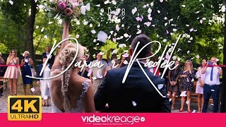 videokreacjepl  Daria amp Radek  Skrót Filmu Ślubnego [upl. by Sirapal]