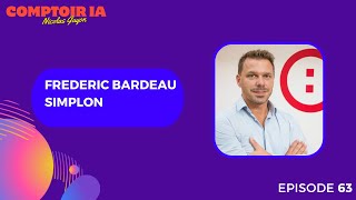 Frédéric Bardeau former 30 000 Français à lIA avec Simplon amp Meta [upl. by Thordia298]