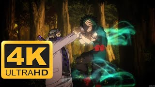 Izuku Midoriya and Katsuki Bakugo vs Nine First Fight English Dub 4K [upl. by Akcinat853]