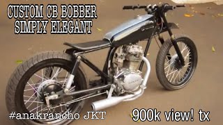 CUSTOM BOBBER CB100  Jakarta anakrancho [upl. by Innej872]