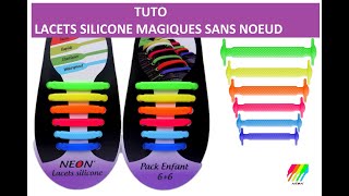 TUTO LACETS ENFANTS MAGIQUES SANS NOEUD [upl. by Ayn]