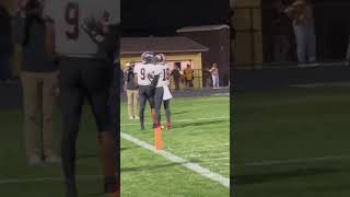 Tavien St Clair ohiostate 5star QB recruit outraces everyone to the end zone for Bellefontaine [upl. by Eatnoj]