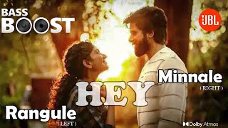 HEY Rangule  left  HEY Minnale  Right  splitted BASS BOOSTED HIGH QUALITY  FLAC  Audio song [upl. by Weiler]