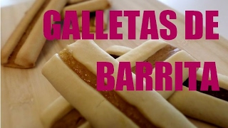 Galletas de Barrita Aprende a hacerlas PASO A PASO SUPER FACIL [upl. by Dlorad]