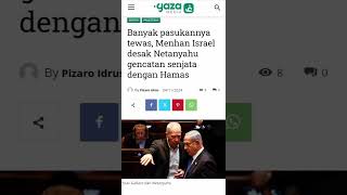 Banyak pasukannya tewas Menhan Israel desak Netanyahu gencatan senjata dengan Hamas [upl. by Yrahcaz]