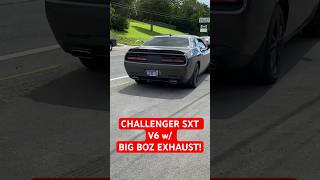 2022 Dodge Challenger SXT V6 w BIG BOZ EXHAUST [upl. by Corena]