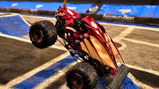 MONSTER JAM STEEL TITANS 2 Bakugan Dragonoid Monster Truck Freestyle [upl. by Corder]