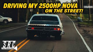 Driving my 2500HP Nova for the first time [upl. by Airahs]