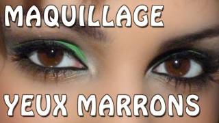 Maquillage yeux marrons [upl. by Dlorrej531]