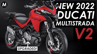 New 2022 Ducati Multistrada V2 amp V2S Everything You Need To Know [upl. by Line]