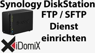 Synology DiskStation FTP SFTP Dienst einrichten und extern und intern nutzen [upl. by Kaia]