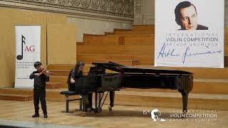 Arthur Grumiaux International Violin Competition 2023 Final  Jayden King 1st prize [upl. by Saxe]