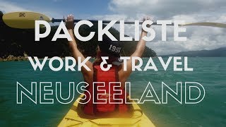 WORK AND TRAVEL PACKLISTE  6 Monate Neuseeland  Johanna Liana [upl. by Mora235]