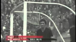 Milan  Inter 30  Campionato 197071  5a giornata [upl. by Nomed]