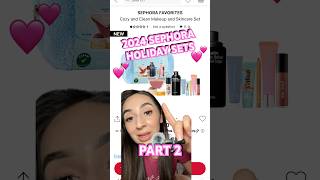 Part 4 Sephora Holiday kits REVEALED 😱👀 sephora shopping beauty makeup skincare [upl. by Suruat]