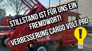 Verbesserung Cargo Volt Pro Elektro Nutzfahrzeug ähnlich Ape 50 [upl. by Notgnirrab804]