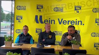 Pressekonferenz nach NiederrheinpokalAchtelfinale TSV Meerbusch  Union Nettetal 131024 [upl. by Norward968]