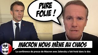 quotMacron devient un DANGER publicquot déclare Nicolas DupontAignan conf de presse Macron  Zelensky [upl. by Nyltak]