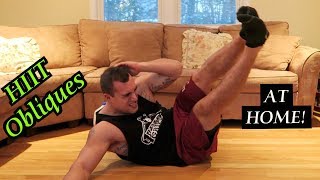 Intense Tabata At Home Oblique Workout HIIT 2 [upl. by Lou]