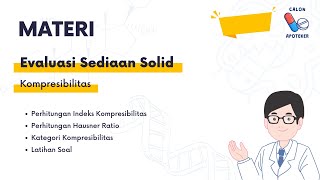 Cara Menghitung Indeks Kompresibilitas dan Rasio Hausner Granul [upl. by Teahan]