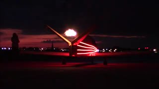 Subsonex Jet Night Engine Start  Huge Flames [upl. by Lithea]